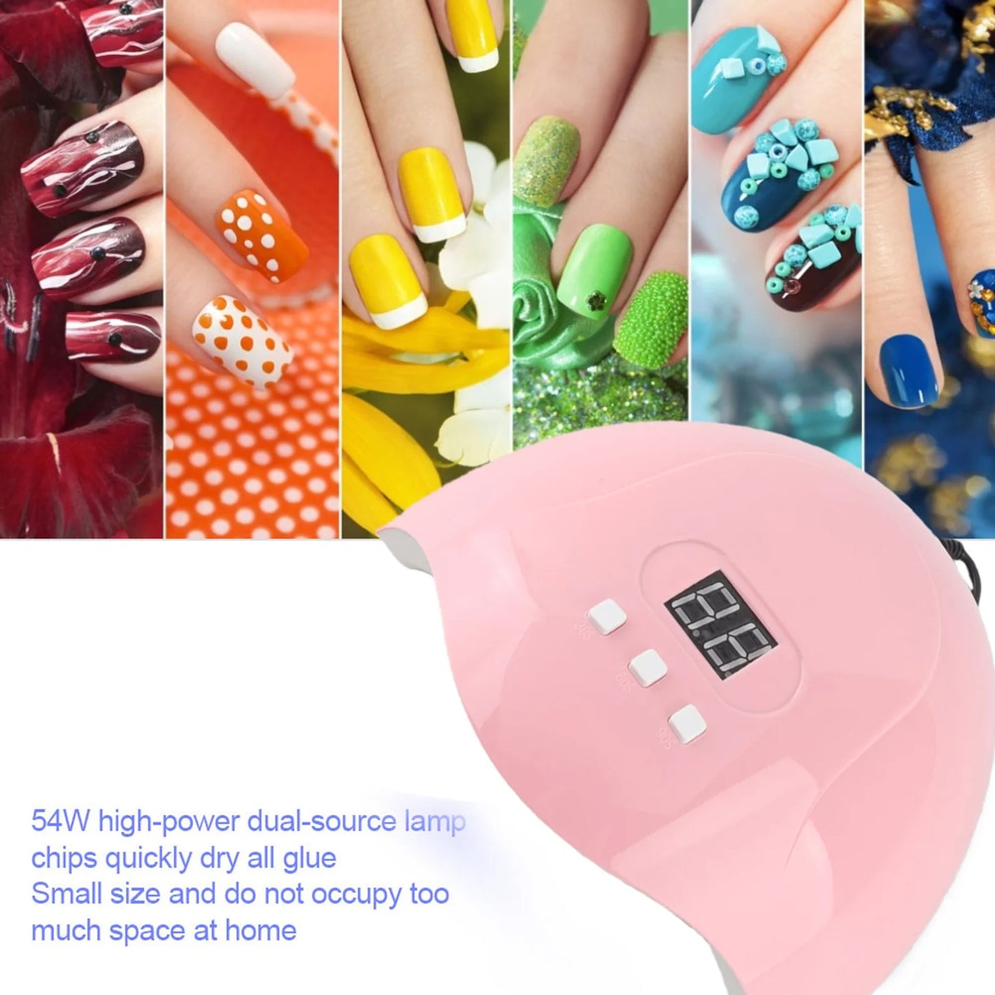 54W USB UV LED Nail Lamp