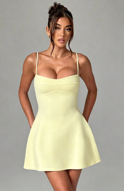 Sweetheart Spaghetti-Strap Mini Dress
