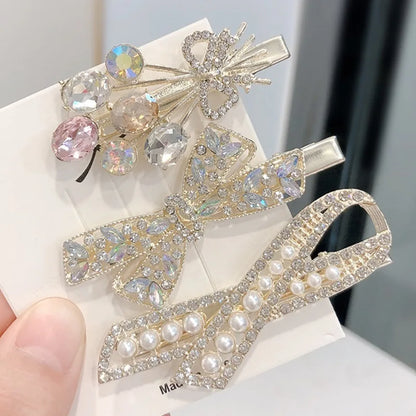 Pearl Hair Clips Set