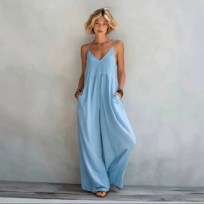 Wide-Leg Camisole Jumpsuit