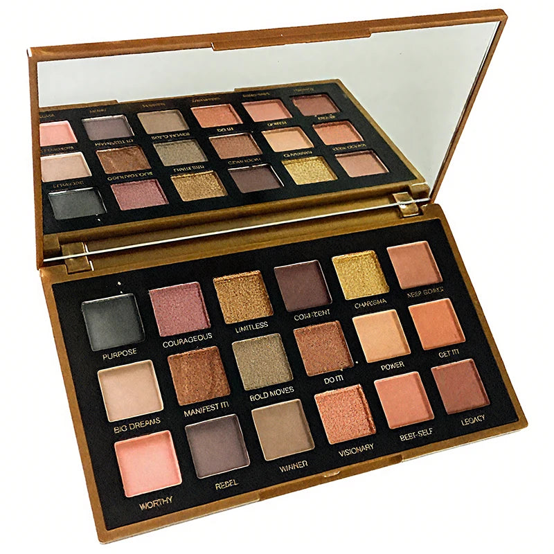 Rose Gold Glitter Eyeshadow Palette