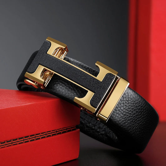 Cowhide Jeans Belt