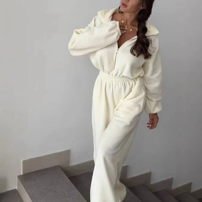 Long Sleeve Casual Jumpsuit