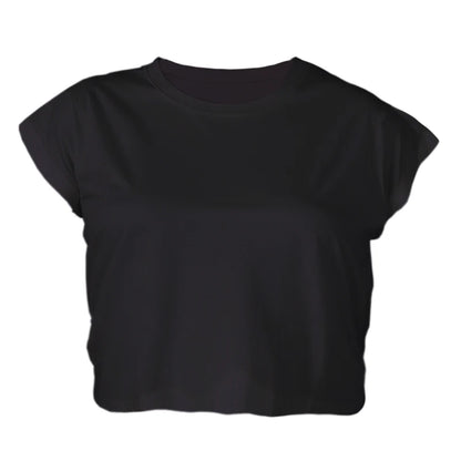 Batwing Sleeve Crop Top