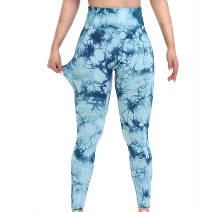 Tie-Dye Seamless Butt-Lift Leggings