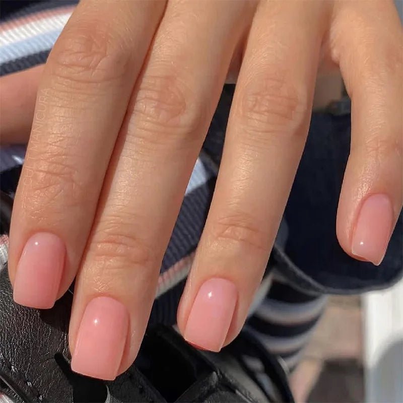 White Minimalist Press Nails