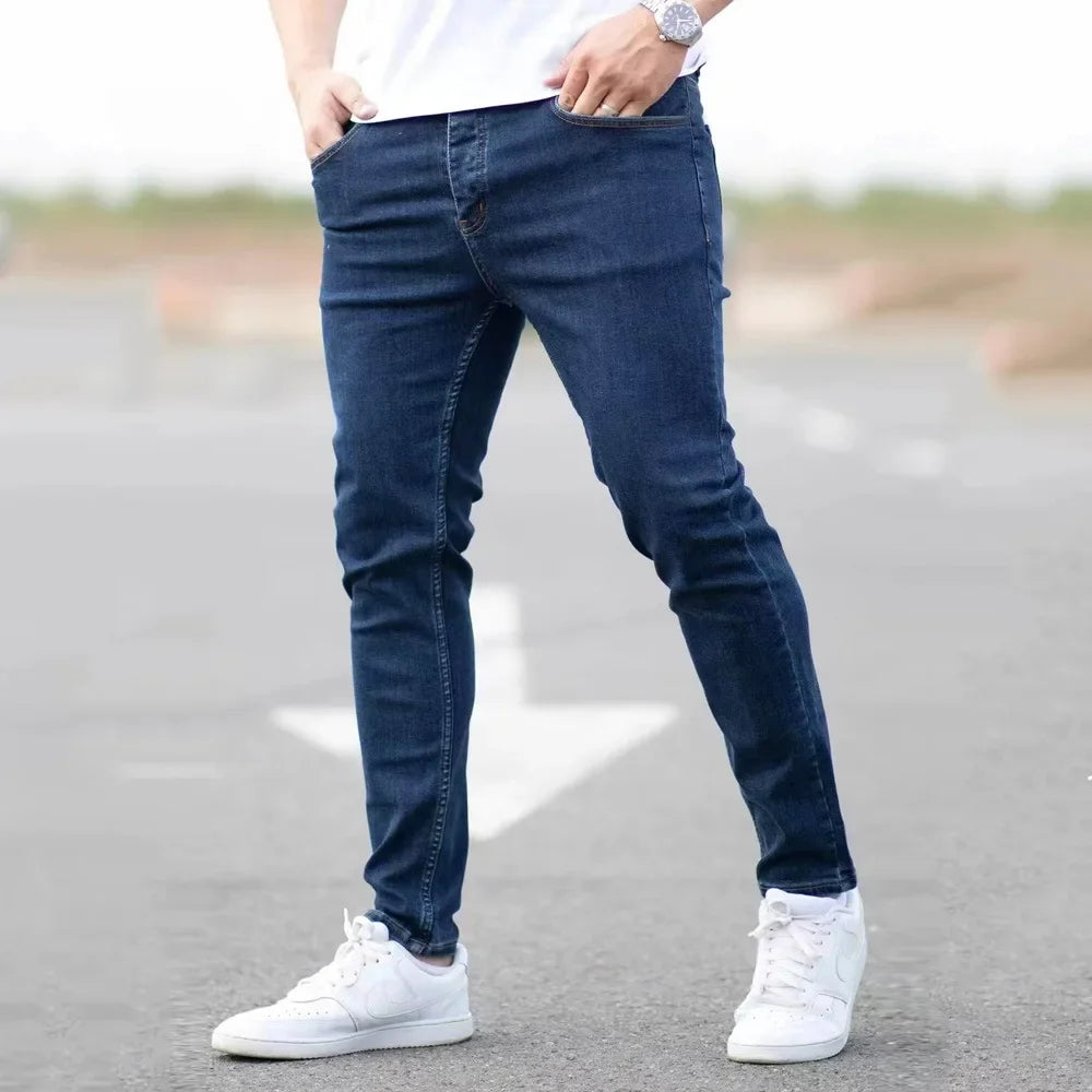 Skinny Vintage Wash Denim Jeans