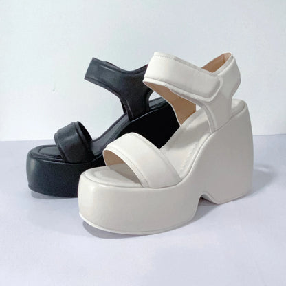 Leather Platform Sandals Women