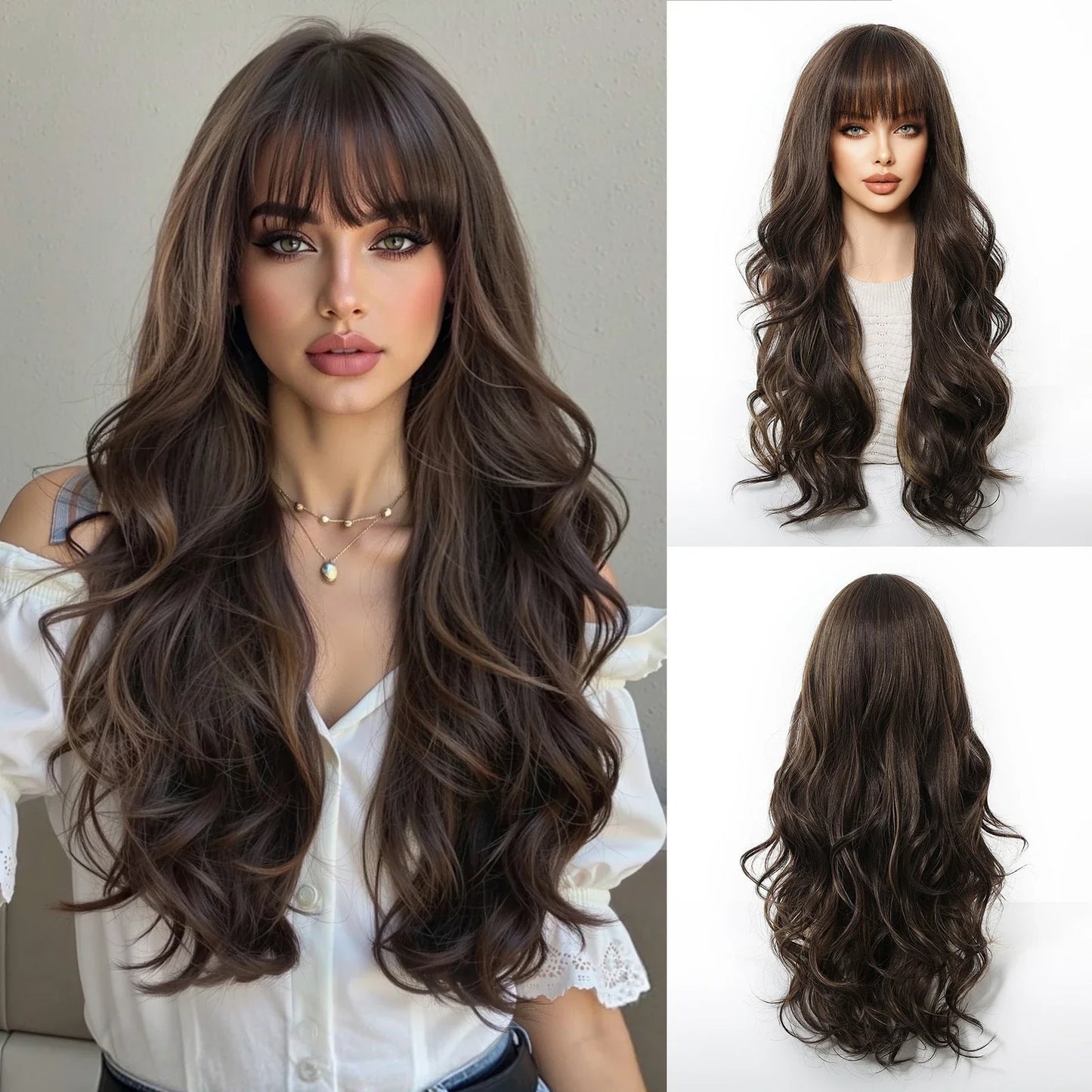 Rose Blonde Wavy Wig