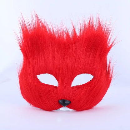 Fox Faux Fur Eye Mask