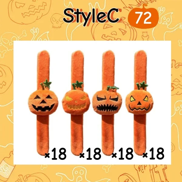Plush Halloween Slap Bracelets