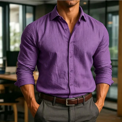 Stretch Casual Long Shirt