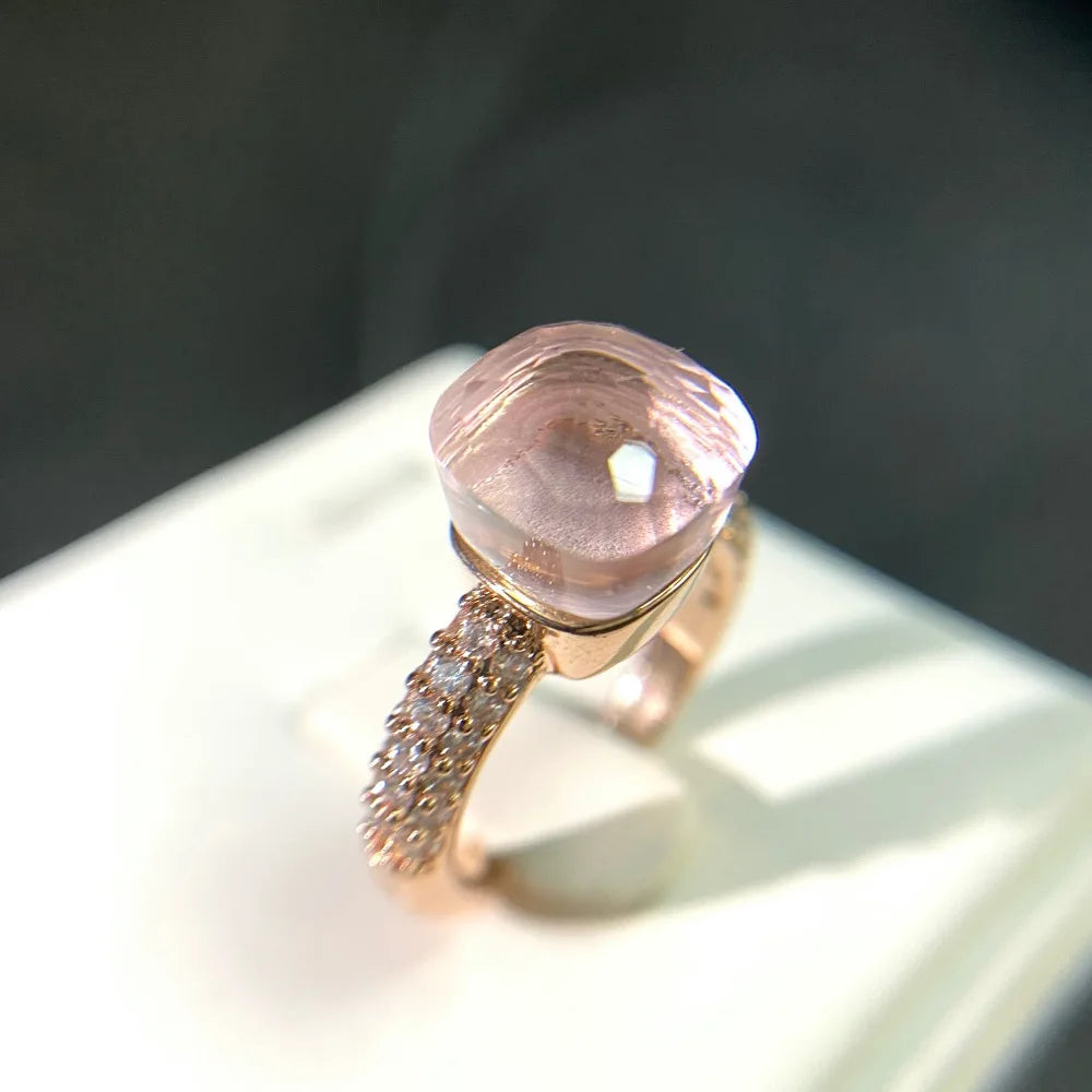 Candy Zircon Crystal Ring