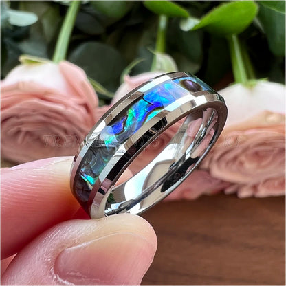 Tungsten Channel Wedding Band
