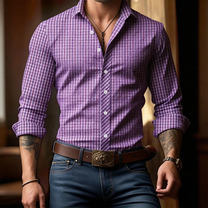Casual Stretch Dress Shirt