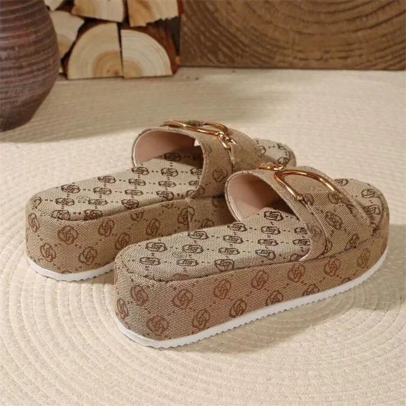 Women Shallow Summer Slippers