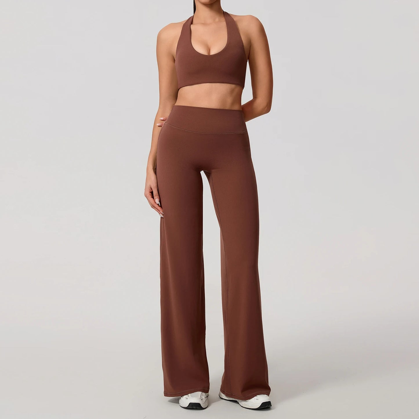 Bell-Bottom Sports Bra Set