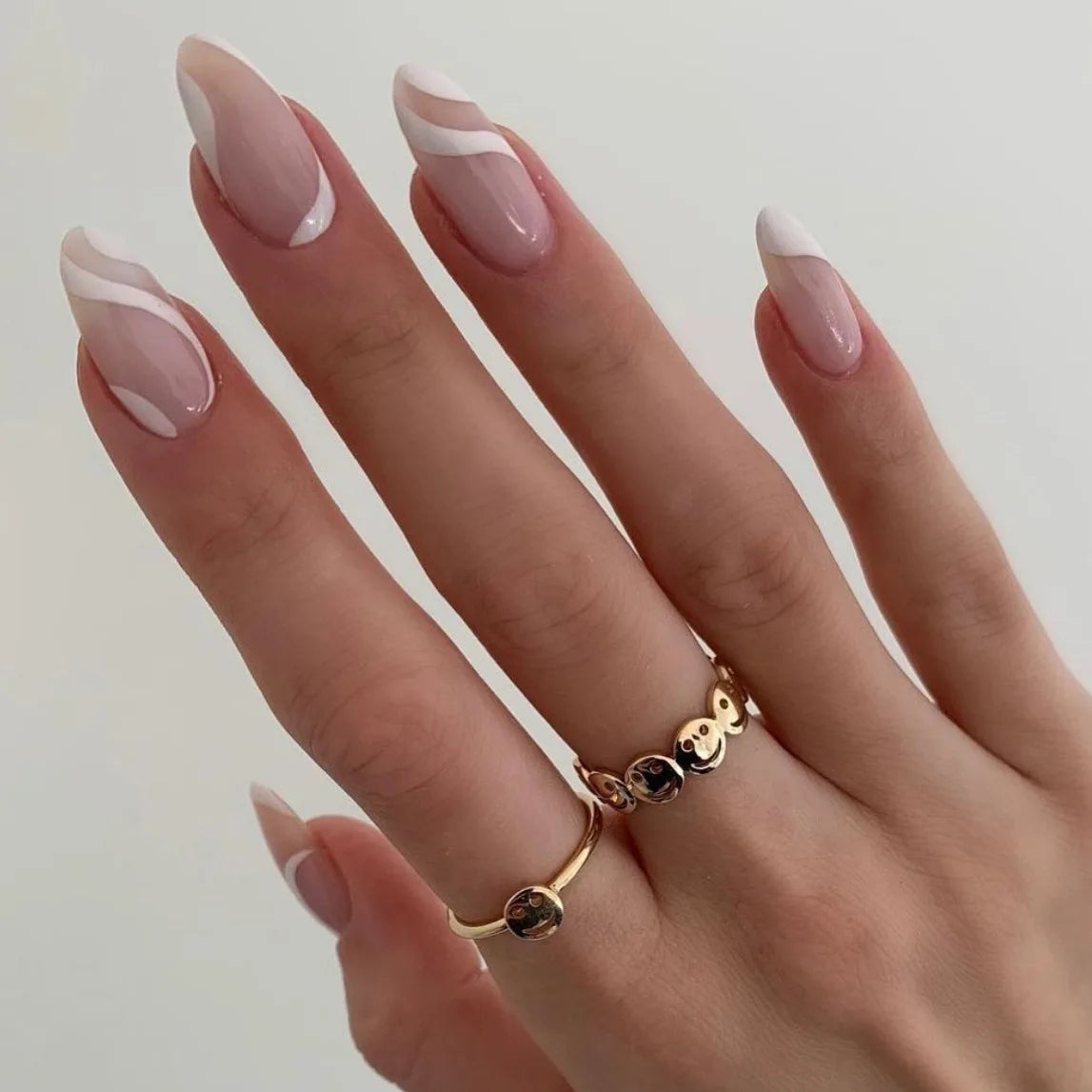 Wine Red Almond Press On Nails