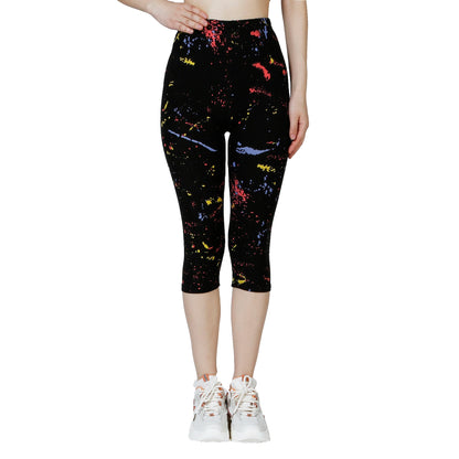 Speckled Ink Print Leggings