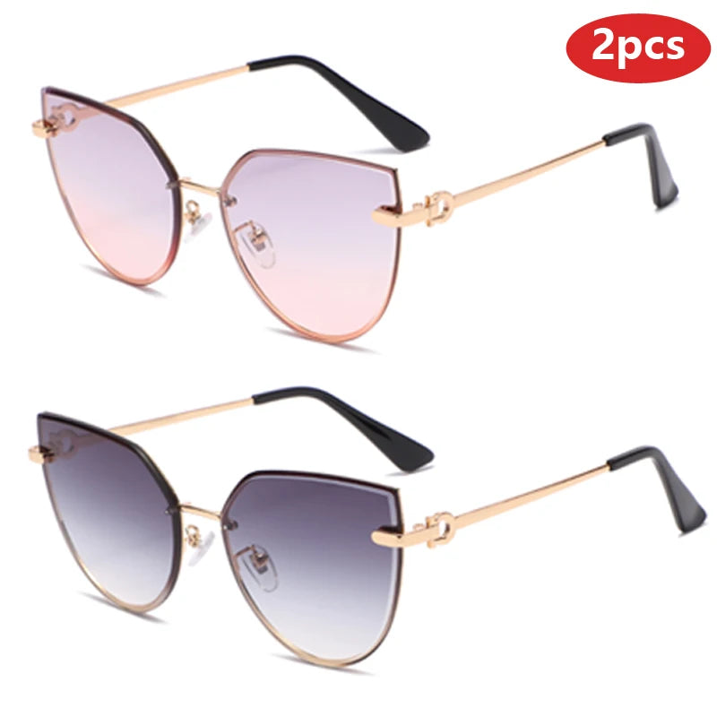 Rectangle Gradient Sunglasses