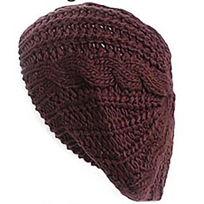 Twist Knit Winter Beanie