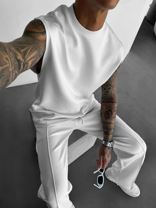 Sleeveless Training Two-Piece Set