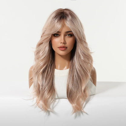 Rose Blonde Wavy Wig
