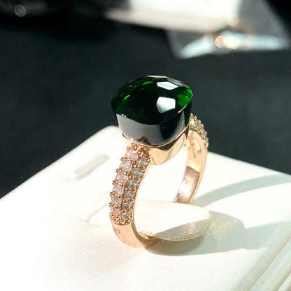 Candy Zircon Crystal Ring