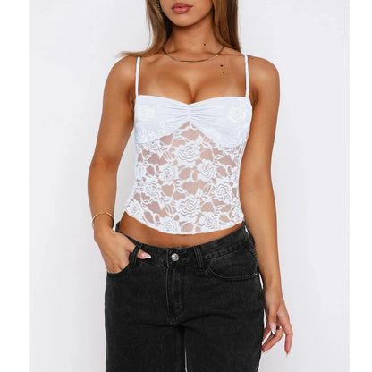 Ruched Lace Camisole
