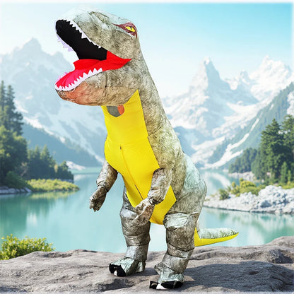 Inflatable Dinosaur Mascot Costume