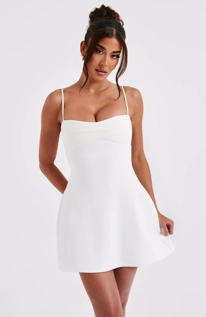Sweetheart Spaghetti-Strap Mini Dress