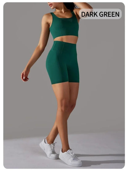 Seamless Crop Top Tracksuit