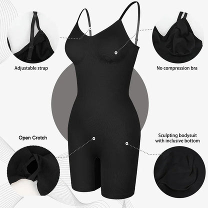 Miss Moly Bodysuit for Women Tummy Control Shapewear Sculpting Shorts Body Shaper Slimming Lingerie Butt Lifter Soft Underwear
