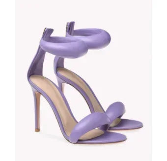 Gold Slim Heel Sandals