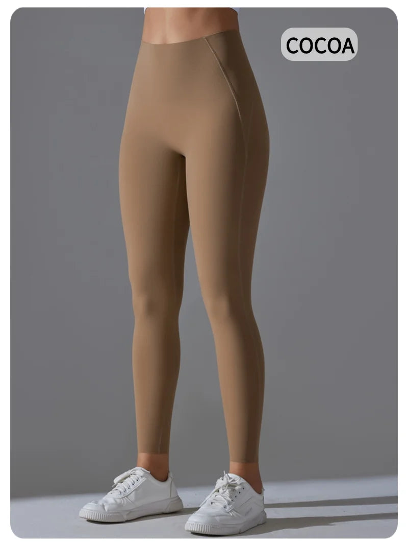 Peach Hip-Lift Yoga Leggings