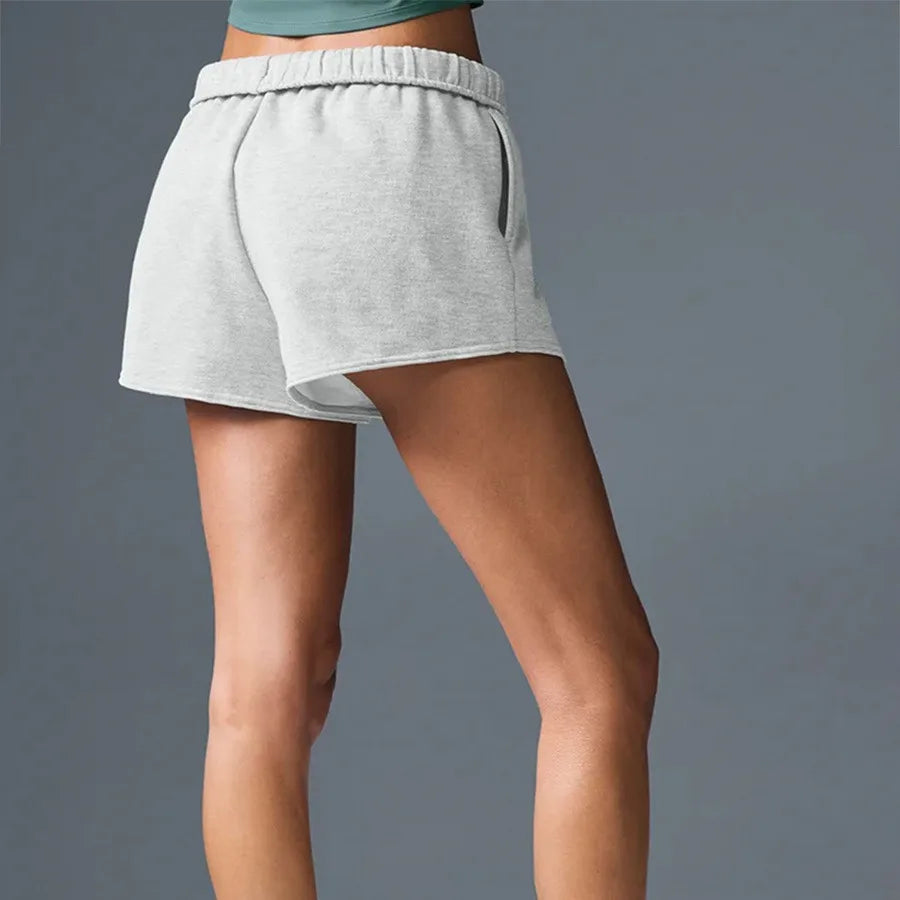 Cotton Drawstring Fitness Shorts