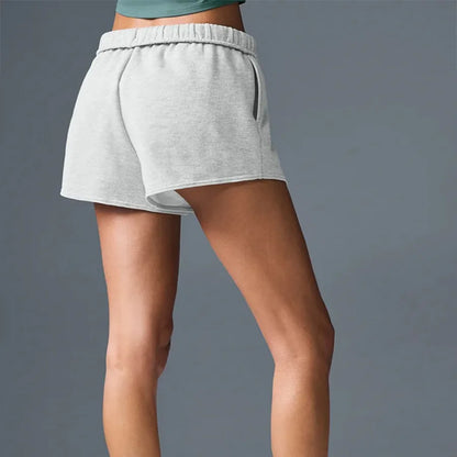 Cotton Drawstring Fitness Shorts