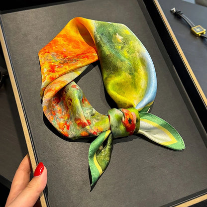 Mulberry Silk Square Bandana
