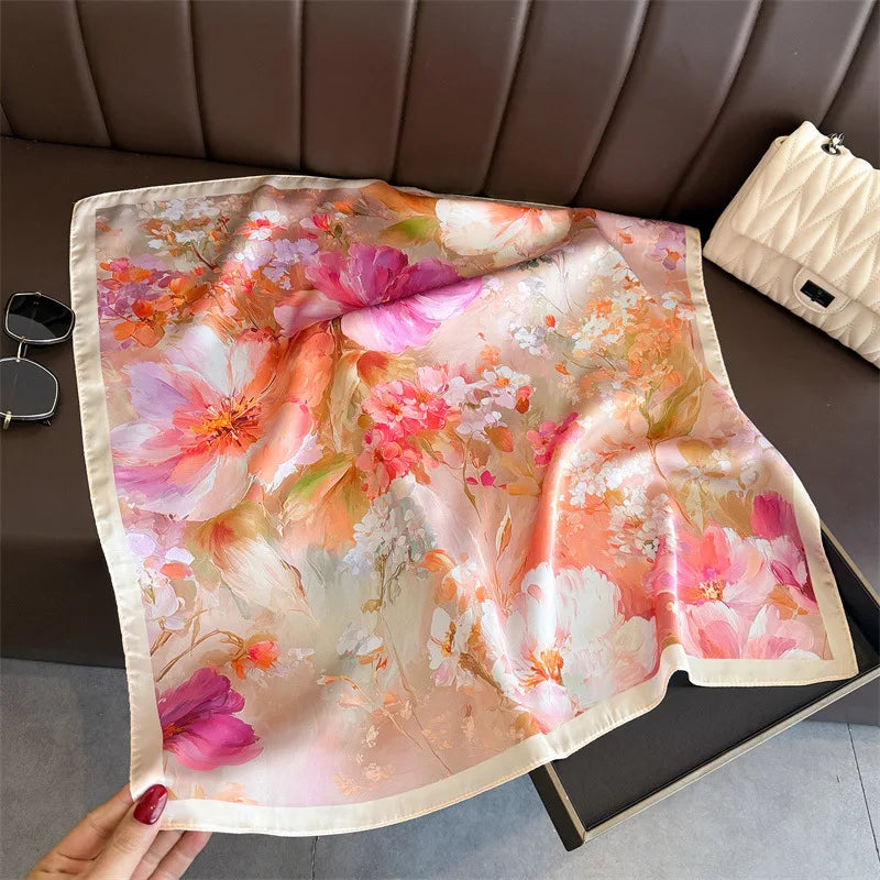 Fruit Print Korean Square Scarf