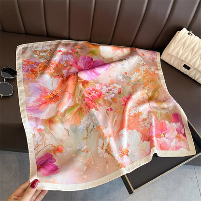Fruit Print Korean Square Scarf