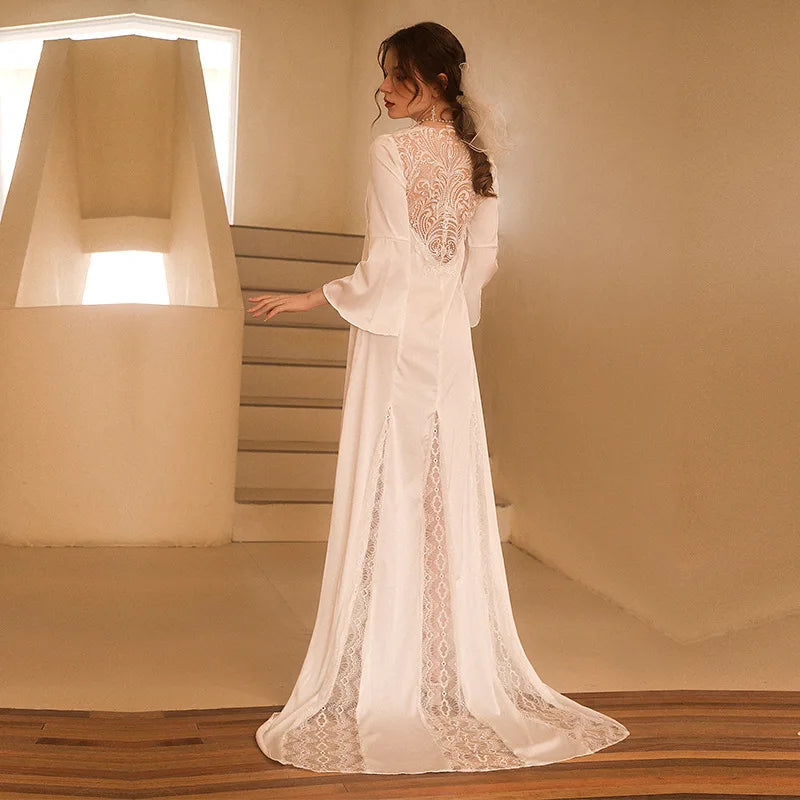 Long Tailing Nightgown