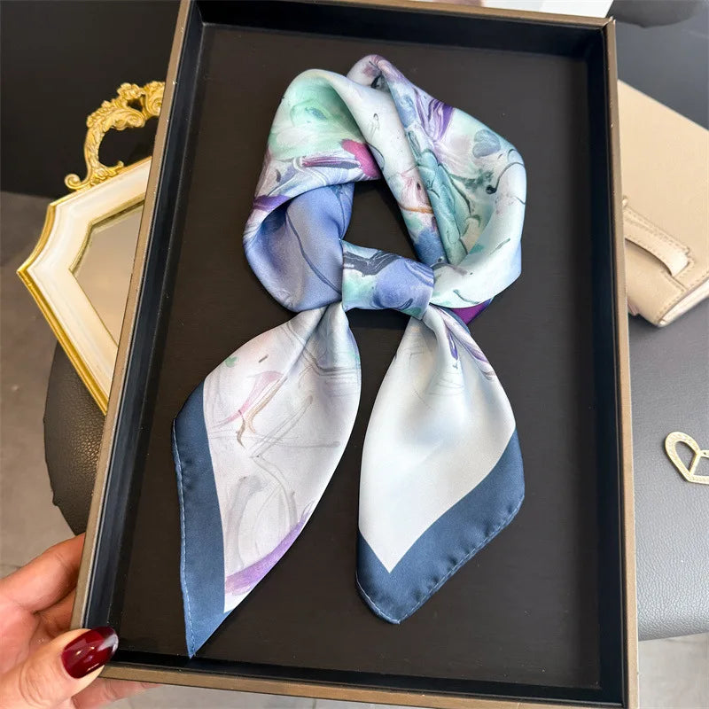 Oil Painting Print Square Scarf
