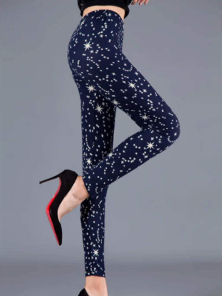 Graffiti Floral Print Leggings
