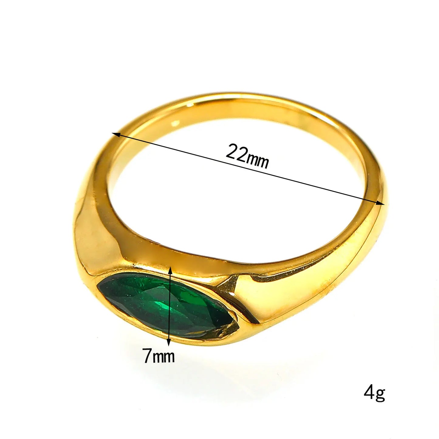 Zircon Cocktail Ring