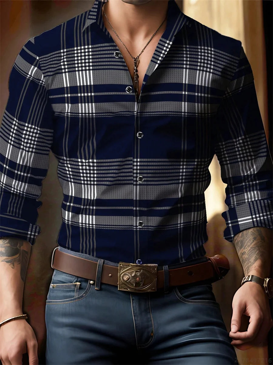 Printed Long Sleeve Shirt