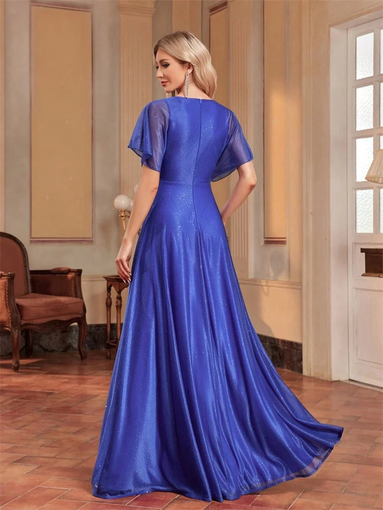Floral Chiffon Gown
