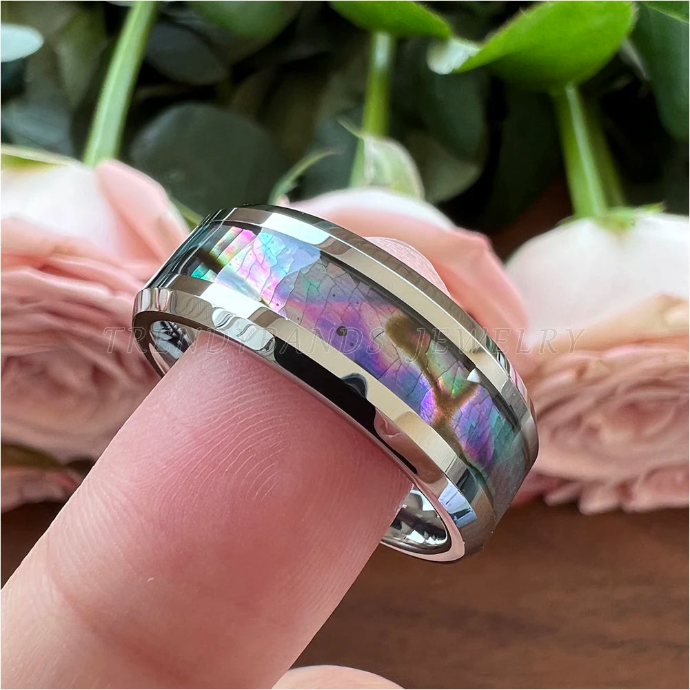 Tungsten Channel Wedding Band
