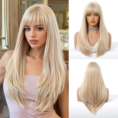 Long White Wig