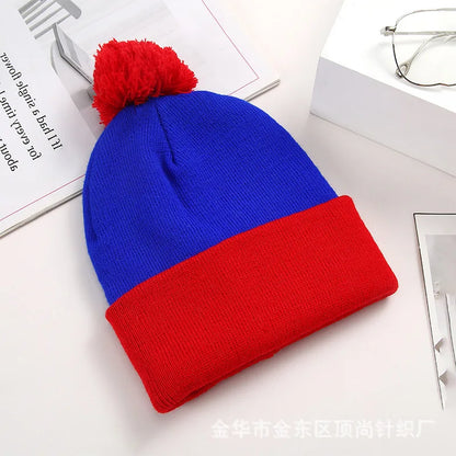 Cuffed Pom Beanie and Gloves Set