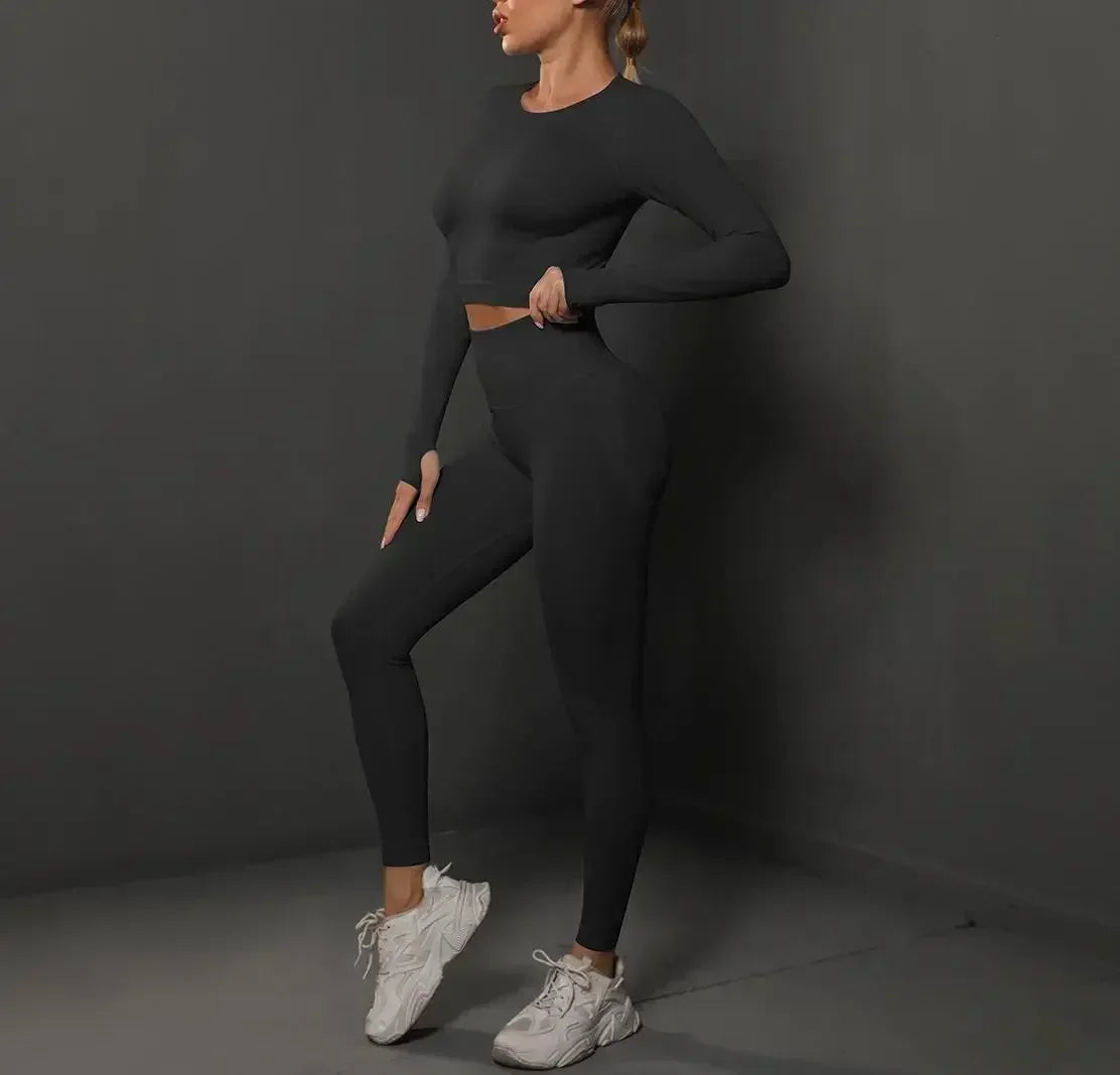Hip-Lift Seamless Yoga Set
